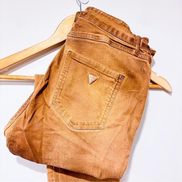 GUESS Distressed taupe jeans, narrow leg - Picture 4 of 13